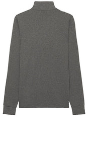 onia Everyday Half Zip Sweater in Charcoal