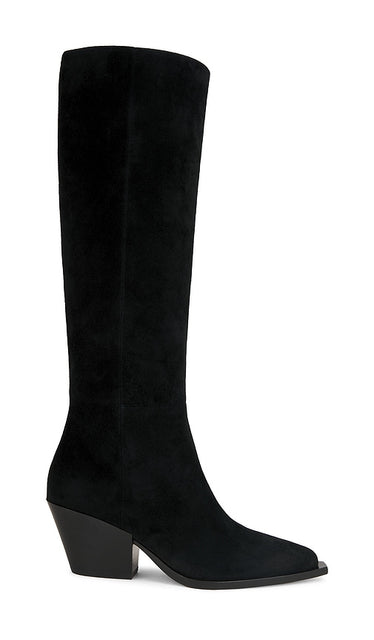 PAIGE Lillian Boot in Black | Black Knee-High Boots for Women