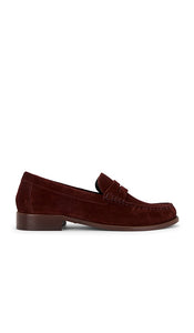 Paris Texas Dylan Loafer in Brown | Mogano Loafers & Oxfords Flats for Women