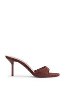 Paris Texas Lidia Mule 70 in Brown | Mogano Open Toe Mules for Women