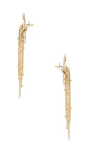 petit moments Caspian Earrings in Metallic Gold