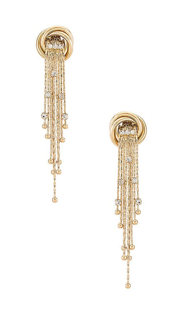 petit moments Echo Earrings in Metallic Gold