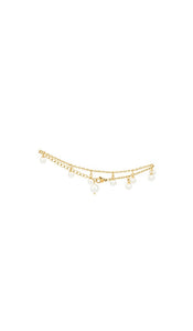 petit moments Gareth Anklet in Metallic Gold