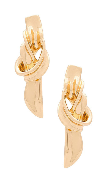 petit moments Gia Earrings in Metallic Gold