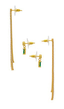 petit moments Katharyn & Adamas Earring Set in Green