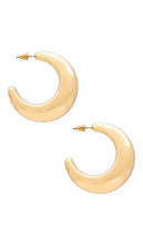 petit moments Lani Hoops in Metallic Gold