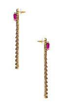 petit moments Matthais Earrings in Fuchsia
