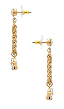 petit moments Merry Earrings in Metallic Gold