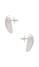 petit moments Milo Earrings in Metallic Silver