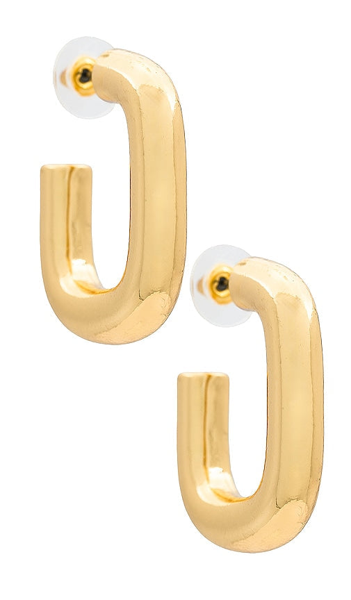 petit moments Naples Earrings in Metallic Gold