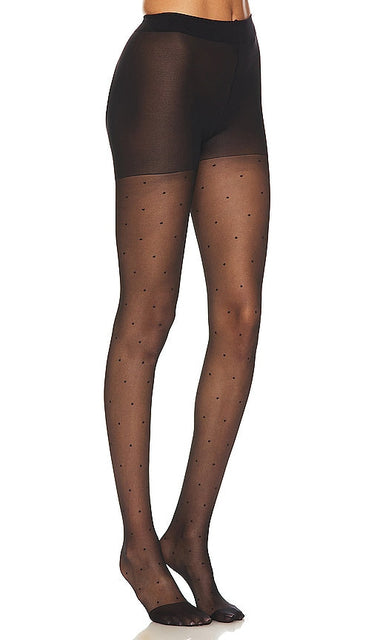 petit moments Polka Dot Tights in Black - petits moments Collants à pois en noir - petit moment 黑色圆点紧身裤 - Petit Moments gepunktete Strumpfhose in Schwarz - petit moment 폴카 도트 스타킹 블랙 색상 - petit moment Collant a pois neri