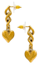 petit moments Romantic Earrings in Metallic Gold
