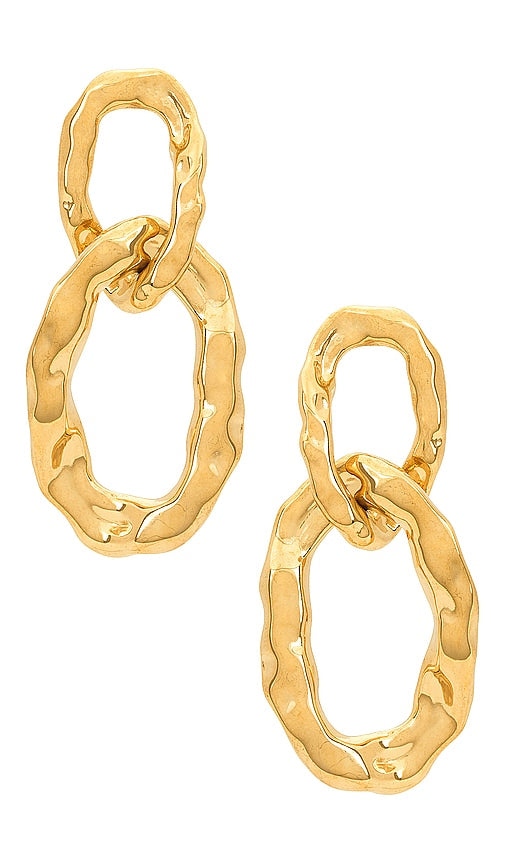 petit moments Santiago Earrings in Metallic Gold