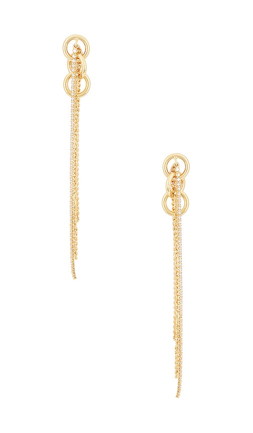 petit moments Vedder Earrings in Metallic Gold