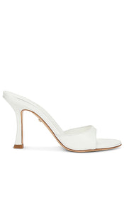RAYE Alejandra Heel in White | White Open Toe Heels for Women