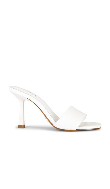 RAYE Ali Heel in White | White Heeled Sandals for Women