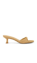 RAYE Astrid Heel in Tan | Jute Heeled Sandals for Women