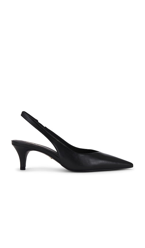 RAYE Calista Slingback in Black | Black Sling Back Heels for Women