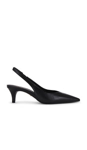 RAYE Calista Slingback in Black | Black Sling Back Heels for Women