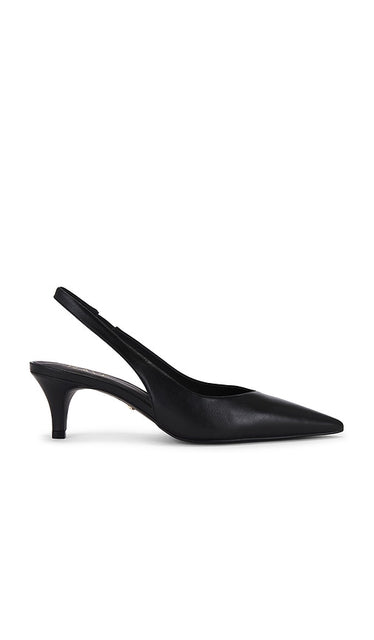 RAYE Calista Slingback in Black | Black Sling Back Heels for Women