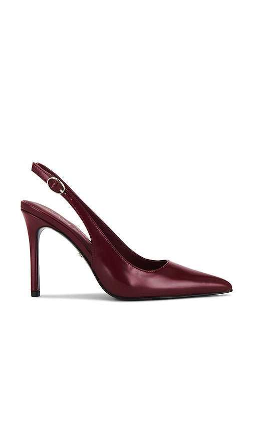 RAYE Calla Pump in Red | Dark Red Pump Heels for Women