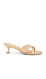 RAYE Carrie Sandal in Nude | Nude Heeled Sandals for Women