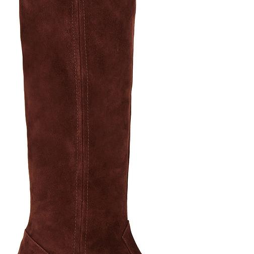 RAYE Castiel Boot in Chocolate | Chocolate Heeled Boots for Women