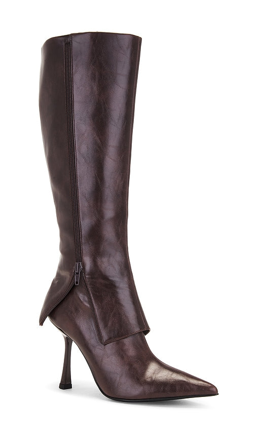 RAYE Eden Overlay Boot in Chocolate