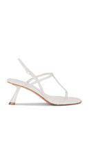 RAYE Ellie Sandal in White | White Heeled Sandals for Women