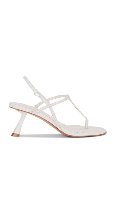 RAYE Ellie Sandal in White | White Heeled Sandals for Women
