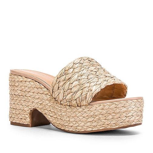 RAYE Gable Wedge in Beige