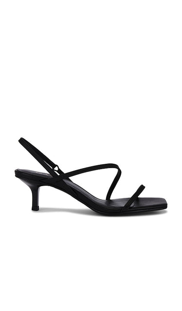 RAYE Harper Sandal in Black | Black Heeled Sandals for Women
