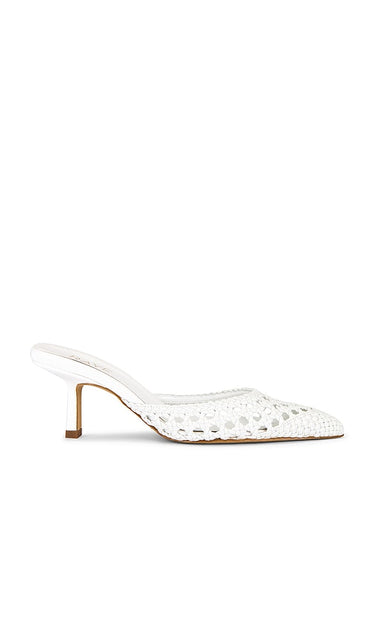 RAYE Ingrid Heel in White | White Pump Heels for Women