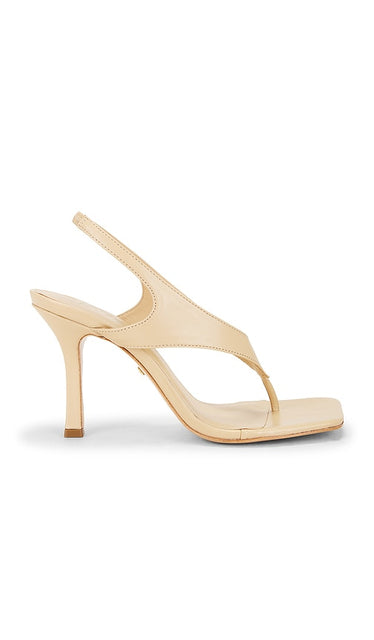 RAYE Kaja Heel in Nude | Sand Heeled Sandals for Women