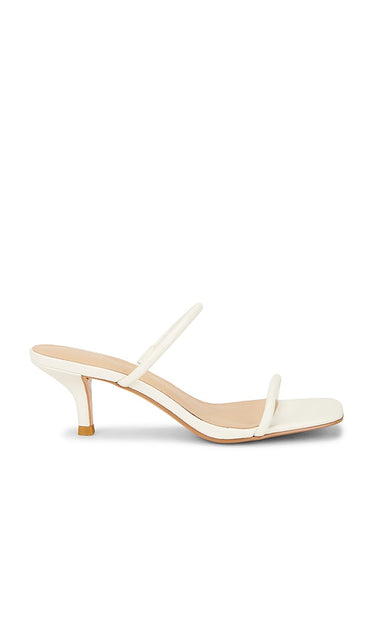 RAYE Katie Sandal in Ivory | Ivory Heeled Sandals for Women