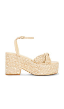 RAYE Lin Sandal in Neutral | Natural Wedge Sandals for Women