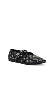 RAYE Oriya Flat in Black