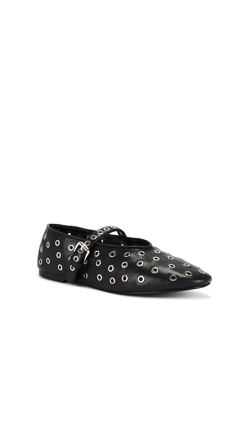 RAYE Oriya Flat in Black