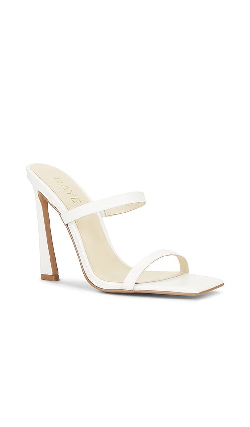 RAYE Pauline Heel in White