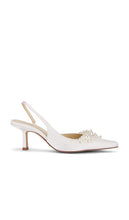 RAYE Serena D'orsay in Ivory | Ivory Heeled Sandals for Women