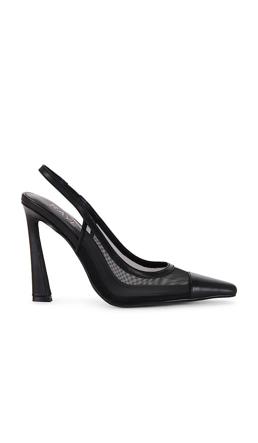 RAYE Vaneau Slingback in Black | Black Black Heels for Women