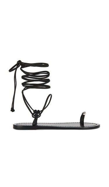 RAYE Viv Sandal in Black | Black Black Sandals for Women