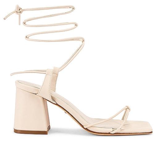 RAYE Voyage Heel in Cream | Bone White Heeled Sandals for Women