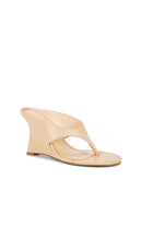 RAYE x Yhasmina Ferrara Jenna Wedge in Nude