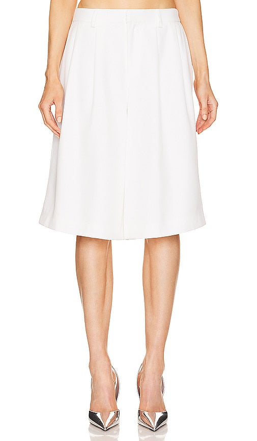 retrofete Alyson Short in White - retrofete Short Alyson en Blanc - 复古 Alyson 白色短裤 - retrofete Alyson Short in Weiß - Retrofete ALYSON 쇼츠 in 화이트 - retrofete Alyson Short in bianco