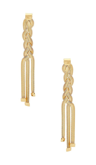 retrofete Emberlynn Earrings in Metallic Gold