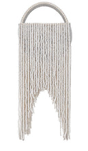 retrofete Estel Small Pearl Fringe Bag in White