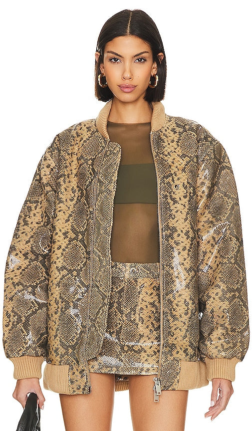 retrofete Halle Jacket in Brown - veste rétrofete Halle en marron - Retrofete Halle 棕色夹克 - retrofete Halle Jacke in Braun - Retrofete 할리 자켓 - Giacca retrofete Halle in marrone