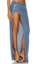 retrofete Mecha Skirt in Blue