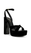 retrofete Melodia Platform Sandal in Black